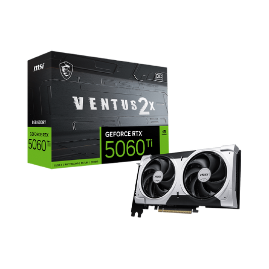 MSI GeForce RTX 5060 Ti Ventus 2X OC Plus 8GB Graphics Card GDDR7