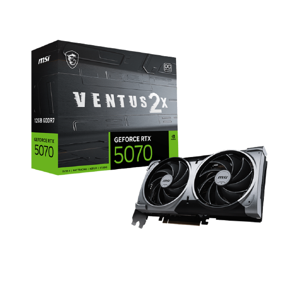 MSI GeForce RTX 5070 Ventus 2X OC 12GB Graphics Card GDDR7