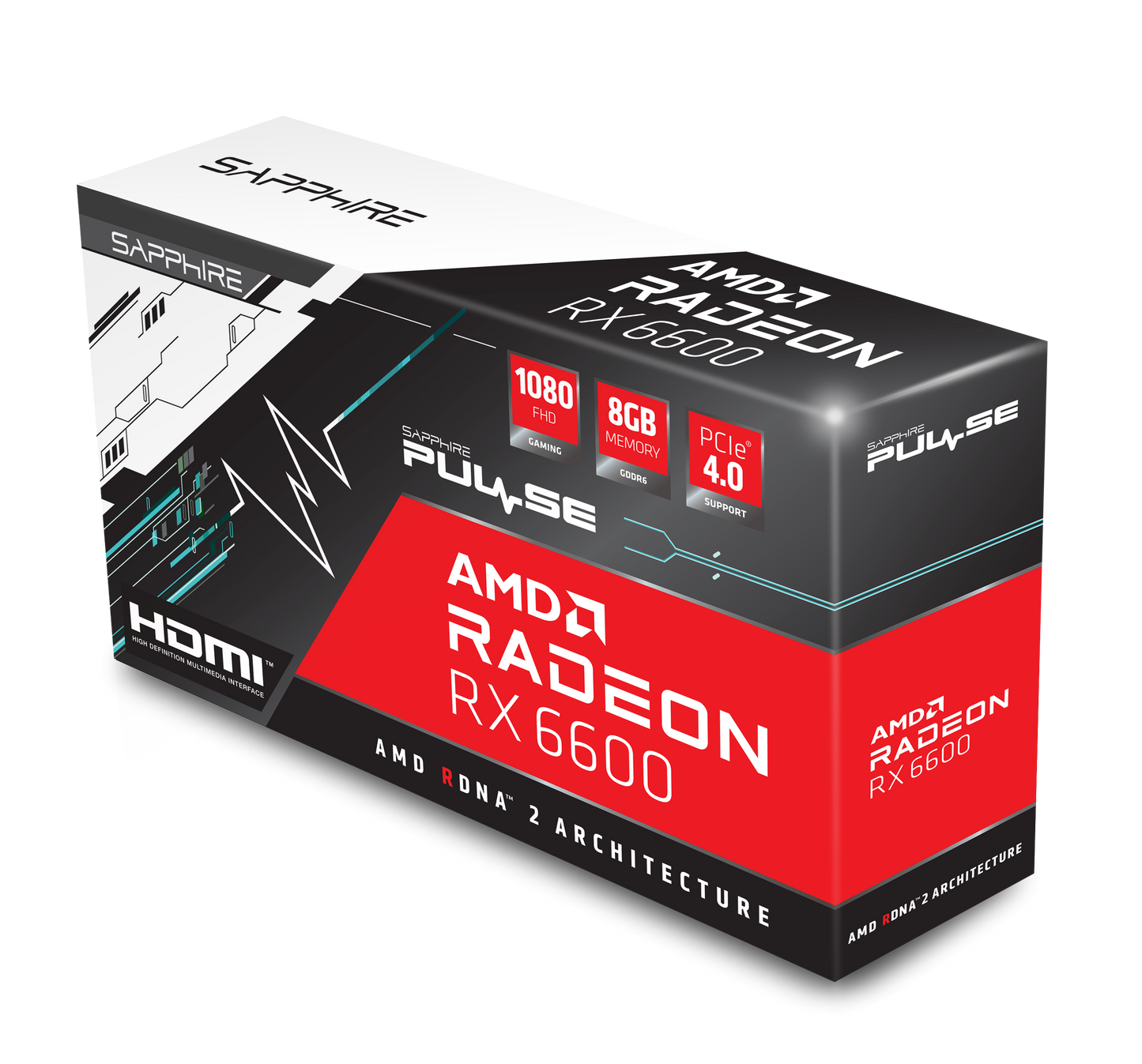 Sapphire PULSE AMD Radeon RX 6600 8GB Graphics Card