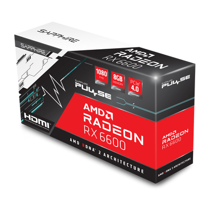 Sapphire PULSE AMD Radeon RX 6600 8GB Graphics Card