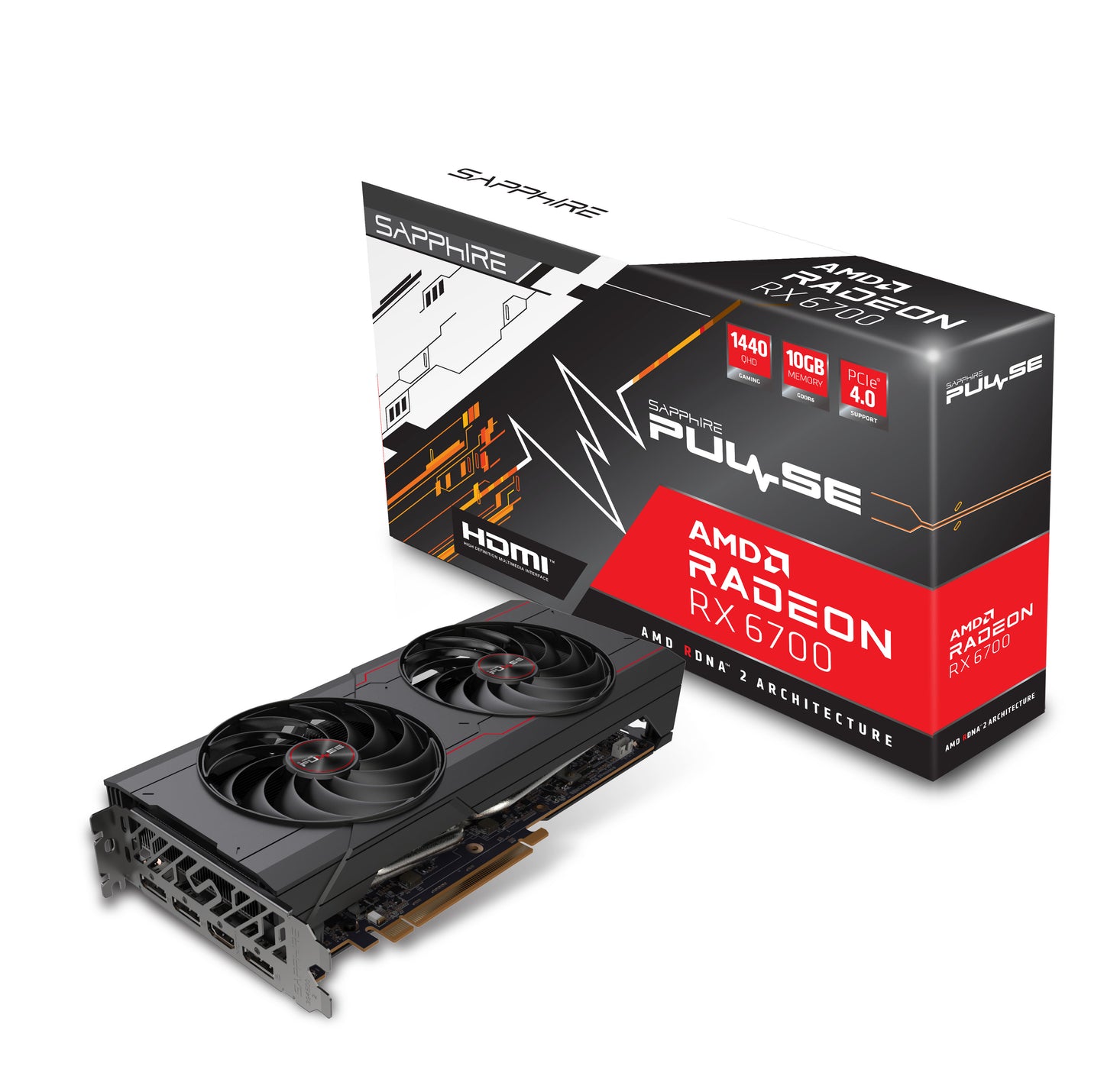 Sapphire PULSE AMD Radeon RX 6700 10GB Graphics Card