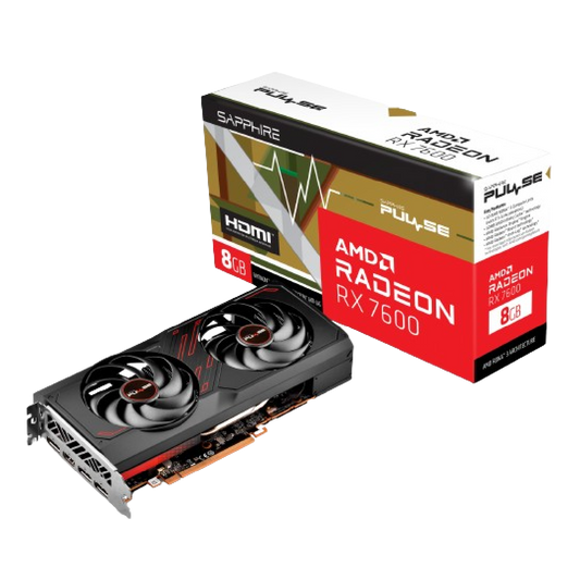 Sapphire PULSE AMD Radeon RX 7600 8GB Graphics Card