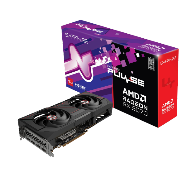 Sapphire PULSE AMD Radeon RX 9070 16GB Graphics Card