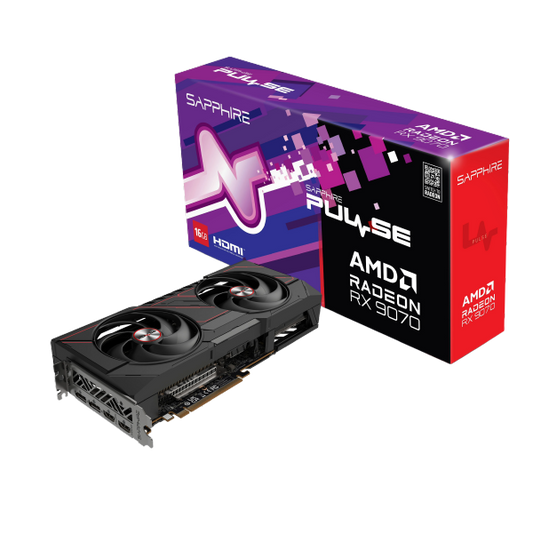 Sapphire PULSE AMD Radeon RX 9070 16GB Graphics Card