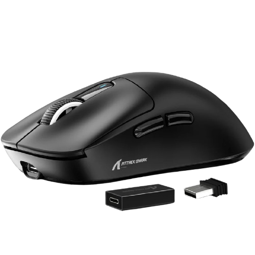 ATTACK SHARK X3 Pro 8K Three Modes Wireless Gaming Mouse PAW3395 Superlight - BLACK | WHITE