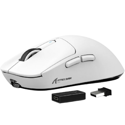 ATTACK SHARK X3 Pro 8K Three Modes Wireless Gaming Mouse PAW3395 Superlight - BLACK | WHITE