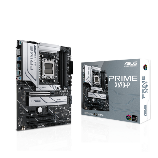 Asus Prime X670-P - DDR5 AMD AM5 ATX Motherboard