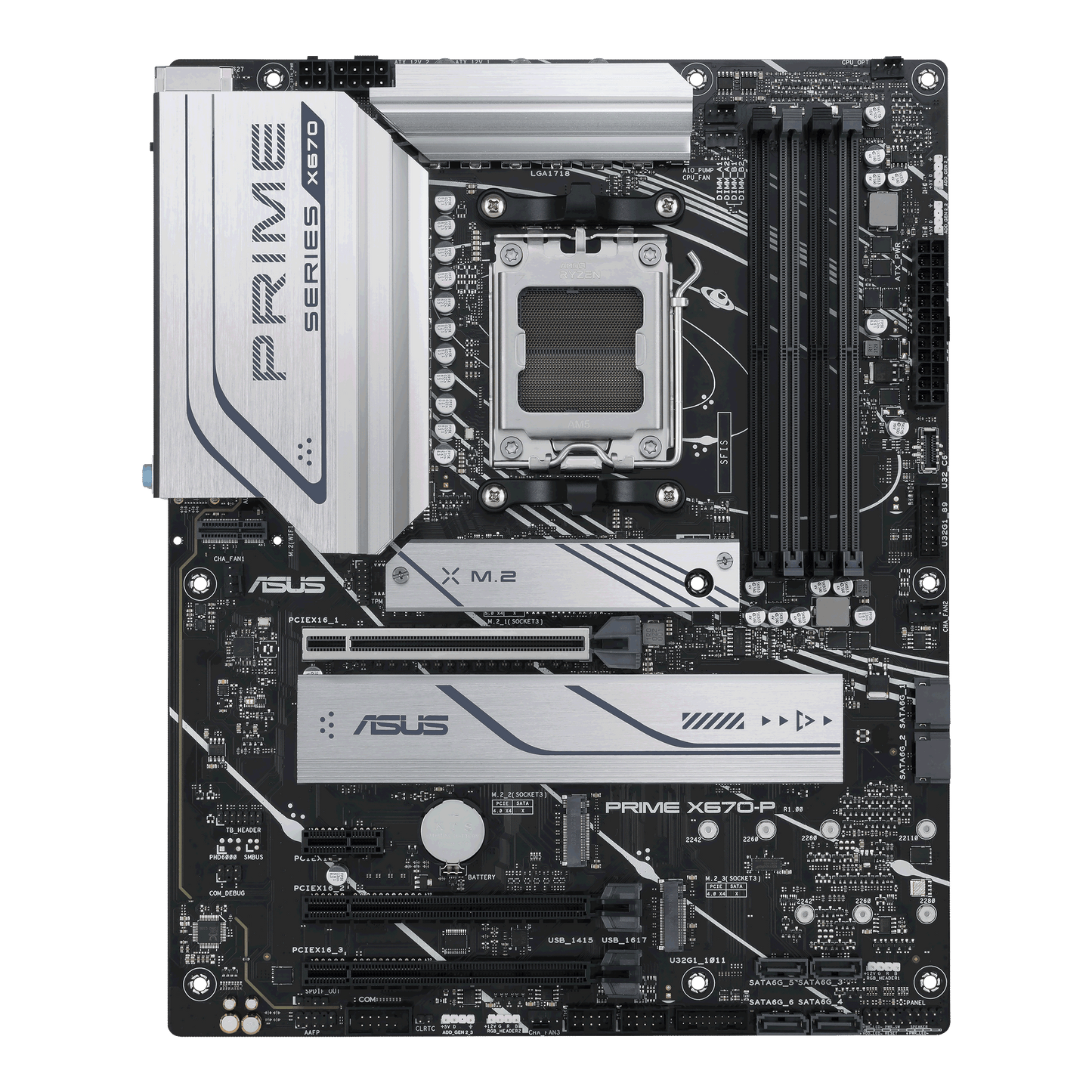 Asus Prime X670-P - DDR5 AMD AM5 ATX Motherboard