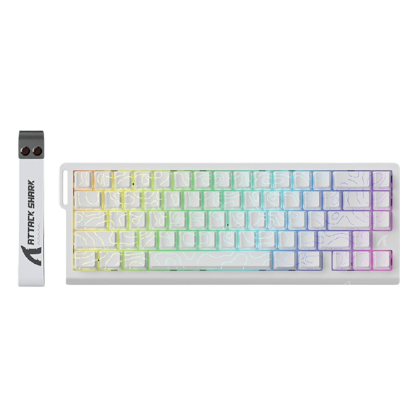 ATTACK SHARK X68 HE Rapid Trigger 60% Wired 8KHz Magnetic Keyboard