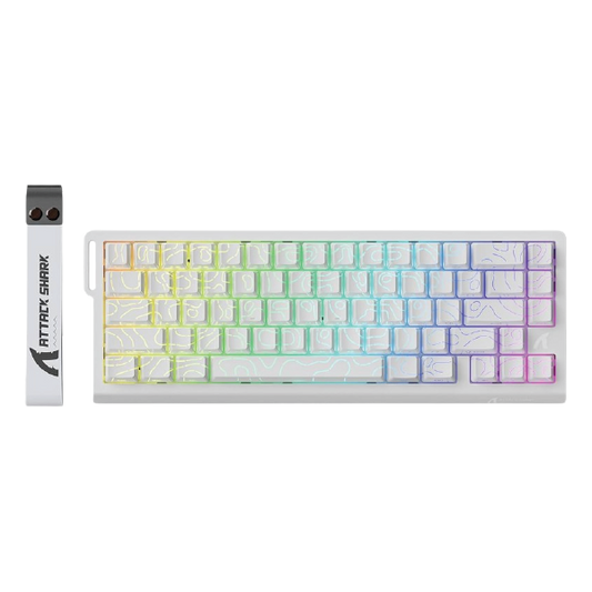 ATTACK SHARK X68 HE Rapid Trigger 60% Wired 8KHz Magnetic Keyboard