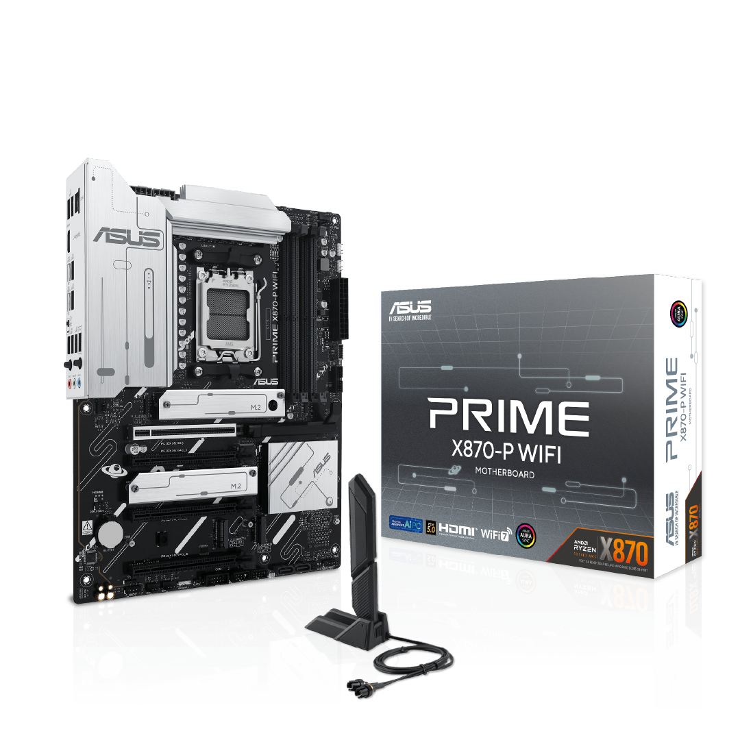 Asus Prime X870-P WiFi - DDR5 AMD AM5 ATX Motherboard