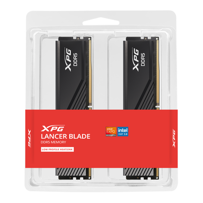 XPG Lancer Blade 32GB (16GB x 2) 6000MHz CL30 - DDR5 DRAM Desktop Memory - BLACK | WHITE