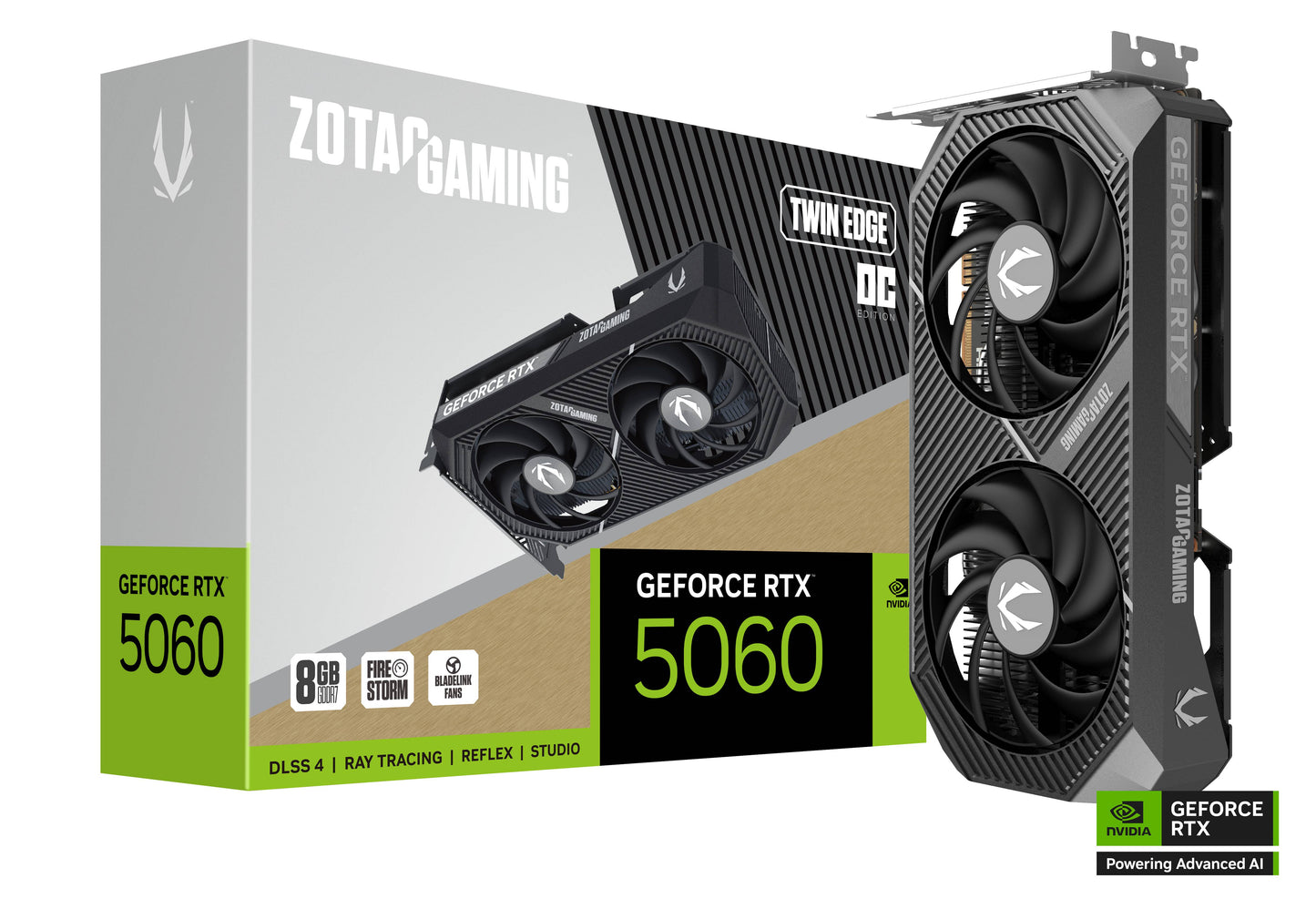 ZOTAC GAMING GeForce RTX 5060 Twin Edge OC 8GB Graphics Card GDDR7