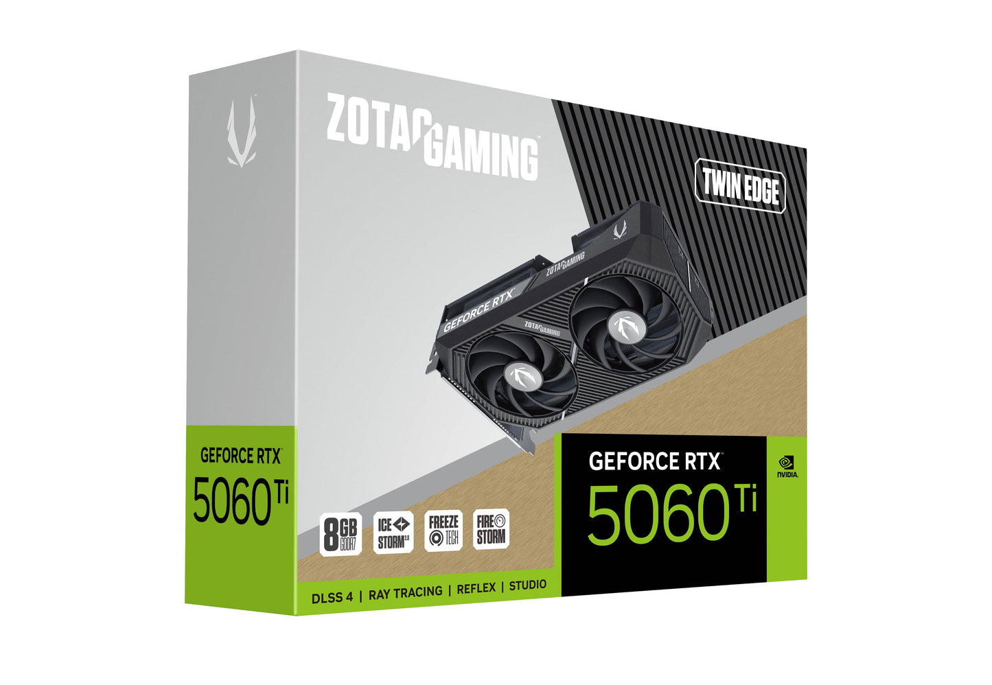 ZOTAC GAMING GeForce RTX 5060 Ti Twin Edge 8GB Graphics Card GDDR7
