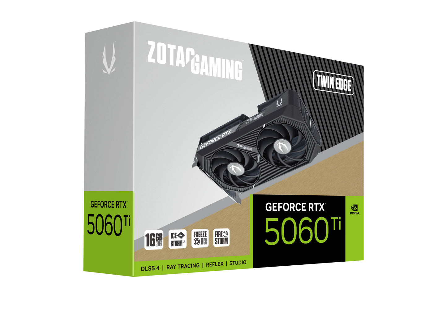 ZOTAC GAMING GeForce RTX 5060 Ti Twin Edge 16GB Graphics Card GDDR7