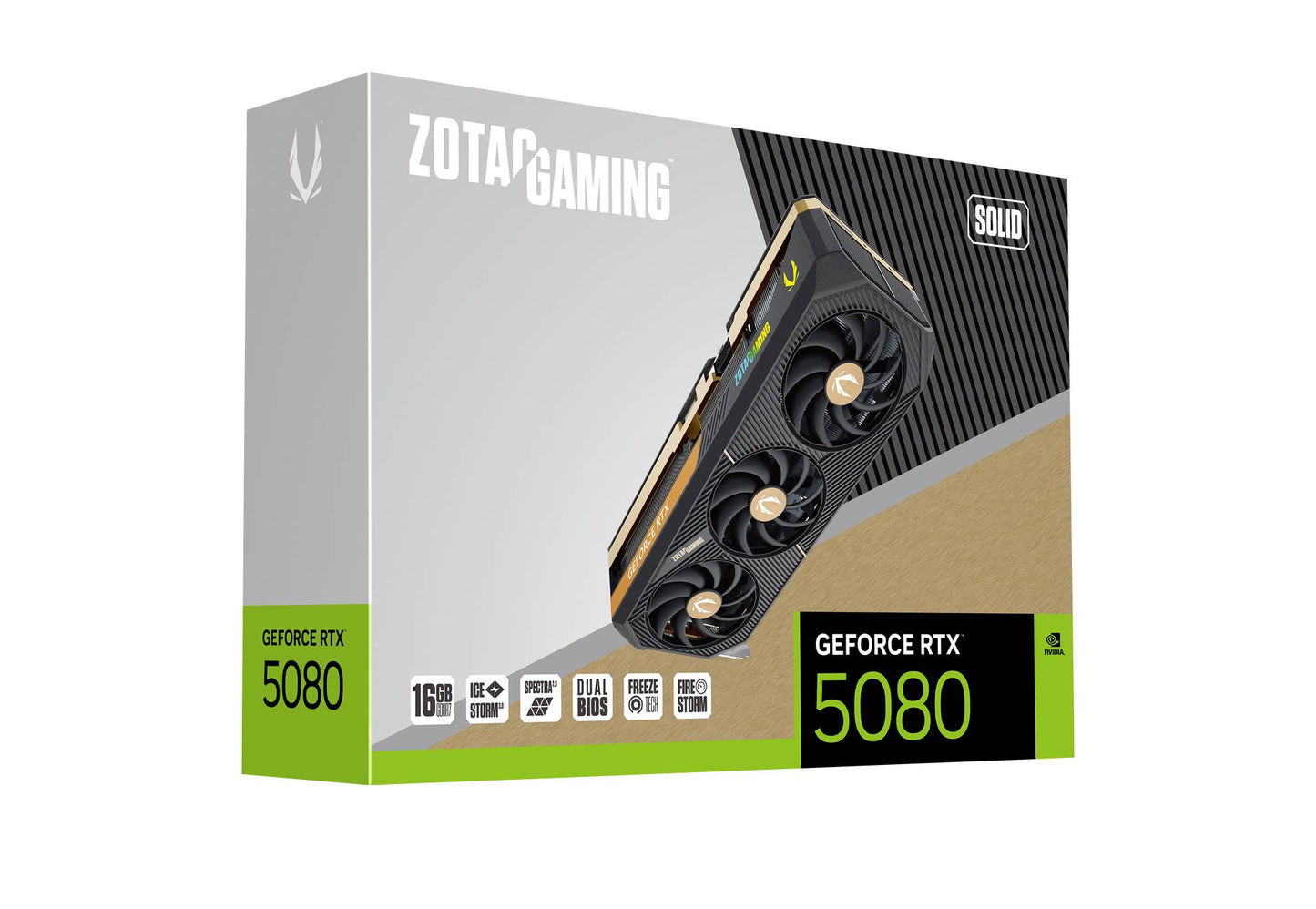 ZOTAC GAMING GeForce RTX 5080 16GB SOLID GDDR7 Graphics Card