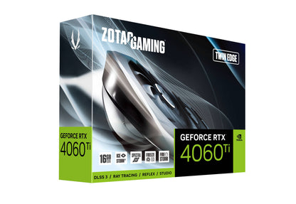 ZOTAC GAMING GeForce RTX 4060Ti 16GB Twin Edge Graphics Card