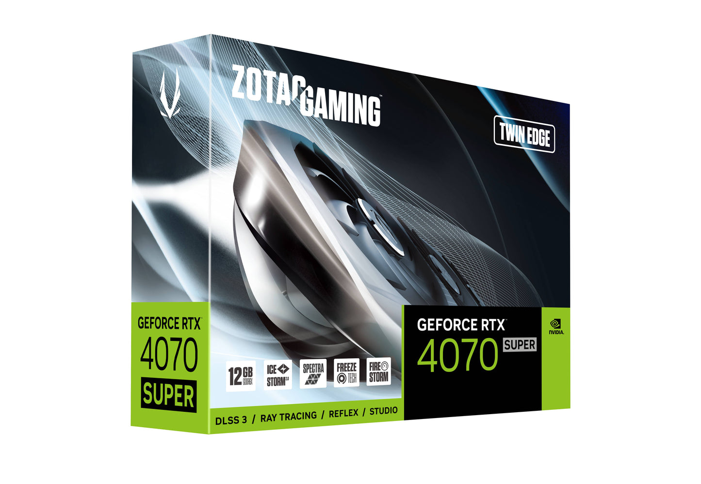 ZOTAC GAMING GeForce RTX 4070 Super 12GB Twin Edge Graphics Card