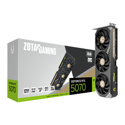 ZOTAC GAMING GeForce RTX 5070 SOLID OC 12GB Graphics Card GDDR7
