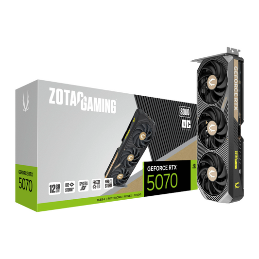 ZOTAC GAMING GeForce RTX 5070 SOLID OC 12GB Graphics Card GDDR7