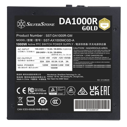 Silverstone DA1000R Gold Power Supply