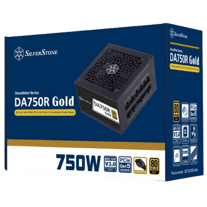 Silverstone DA750R Gold Power Supply - Black | White