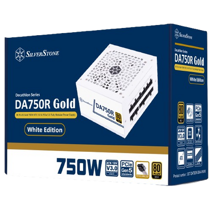 Silverstone DA750R Gold Power Supply - Black | White