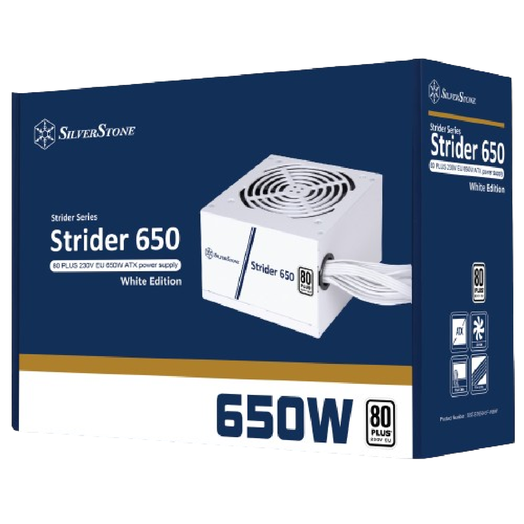 Silverstone Strider 650W 80+ Power Supply - White