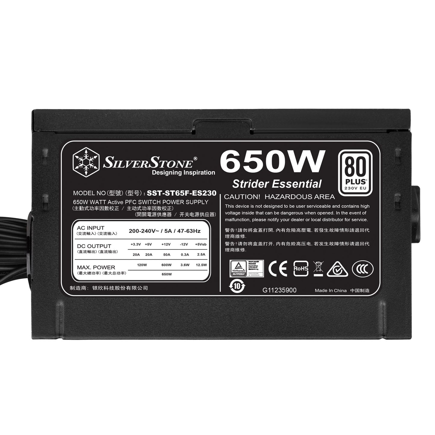 Silverstone ST65F-ES230 650W 80+ Power Supply