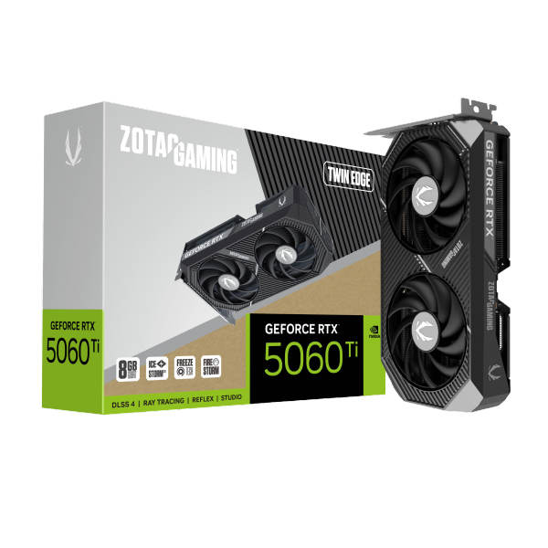 ZOTAC GAMING GeForce RTX 5060 Ti Twin Edge 8GB Graphics Card GDDR7