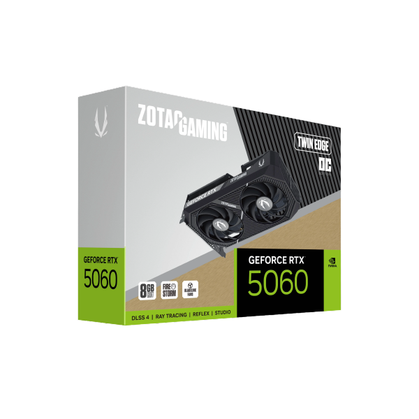 ZOTAC GAMING GeForce RTX 5060 Twin Edge OC 8GB Graphics Card GDDR7