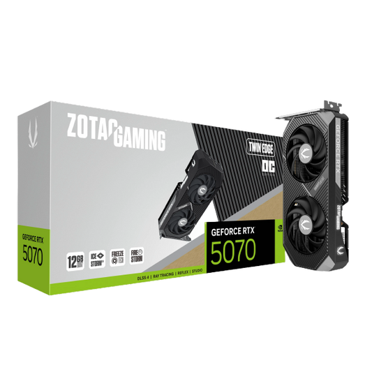 ZOTAC GAMING GeForce RTX 5070 Twin Edge OC 12GB Graphics Card GDDR7